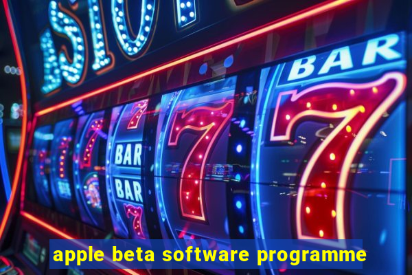 apple beta software programme